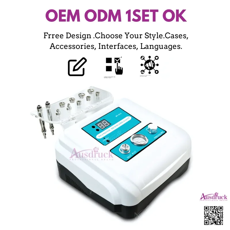 Desktop bomba dupla diamante microdermoabrasão dermoabrasão peeling máquina portátil dispositivo cuidados com a pele