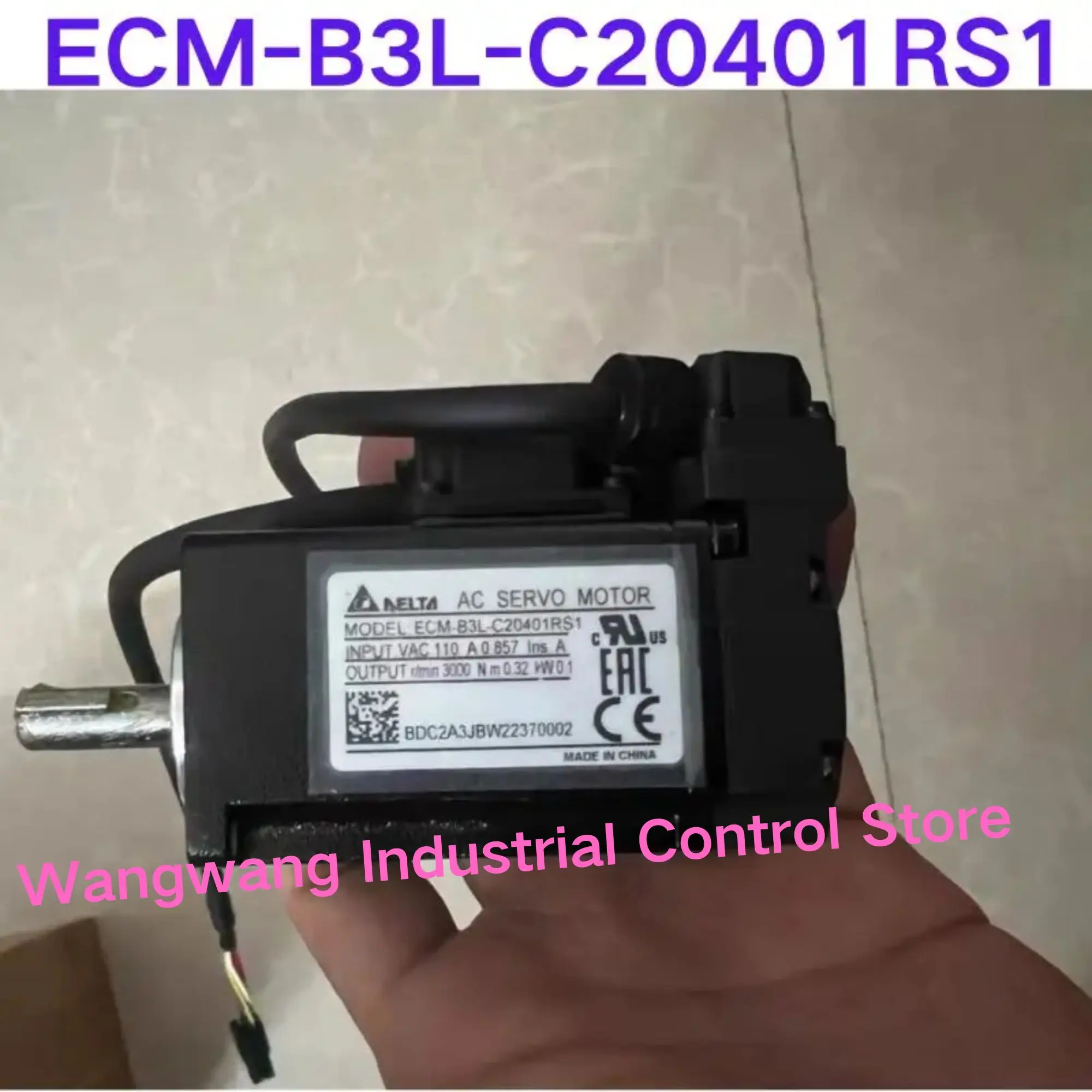 Second-hand test OK , Servo motor ECM-B3L-C2401RS1