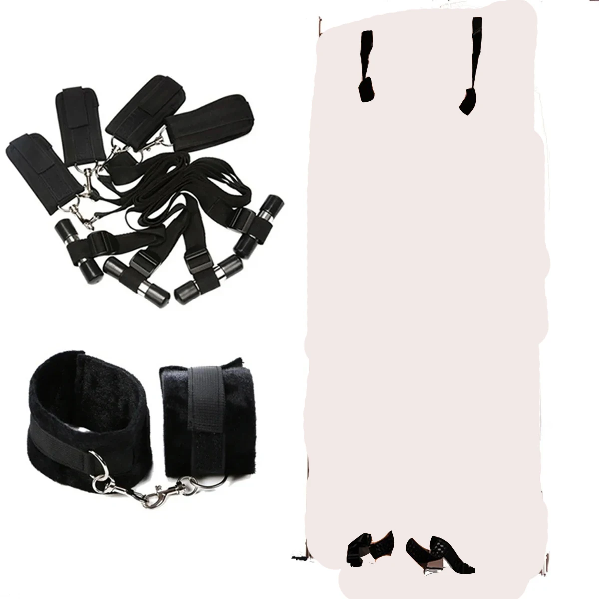 الجنس الباب شنق تكبيل BDSM الباب الجنس سوينغ اليد الساق ضبط النفس الأصفاد الإناث SM الرقيق لعبة الجنس زوجين الكبار المداعبة أصفاد مجموعة #4