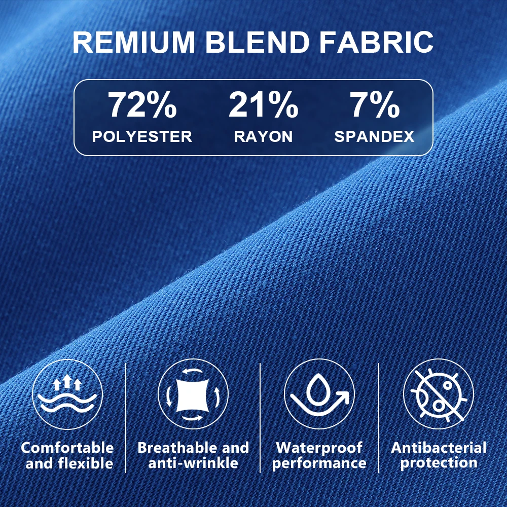 مجموعة دعك التمريض النسائية ثوب جراحي لعيادة الأسنان زي طبيب عمال شكل جودة عالية نعومة ممتازة نسيج TRS