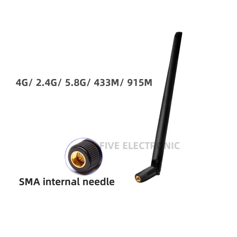 SMA 4G/433MHZ/WIFI/2.4G/5.8G/868/915M Omnidirectional High Gain Folding Antenna