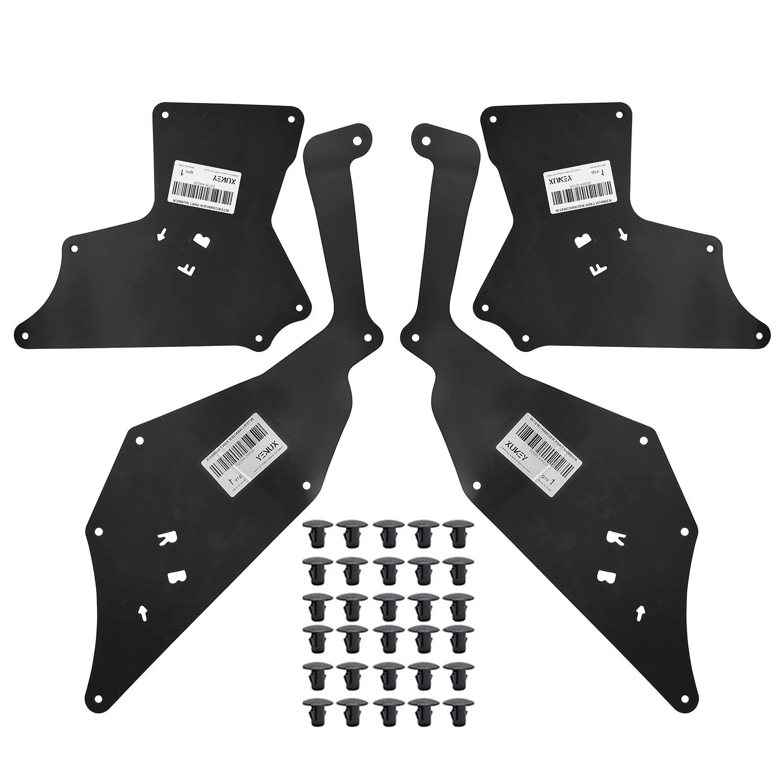 4PCS Splash Shields per Toyota Hilux Fortuner 2015-2024 parabordo protezioni per grembiule protezione per guarnizioni muslimexmuslimate GUN125