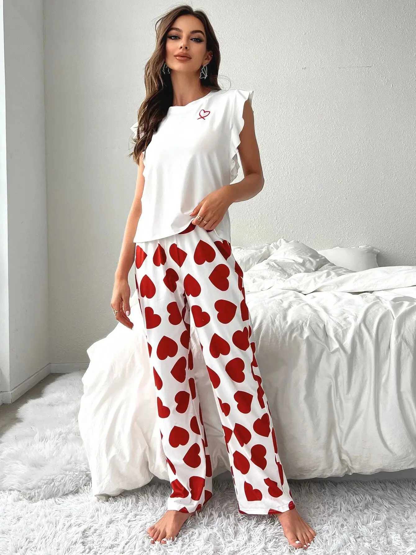 Summer Pajamas Set Women Summer Trousers Sets Pijama Women's Pajama Sleepwear Woman Sleeping Sexy Sleep Lounge Underwear
