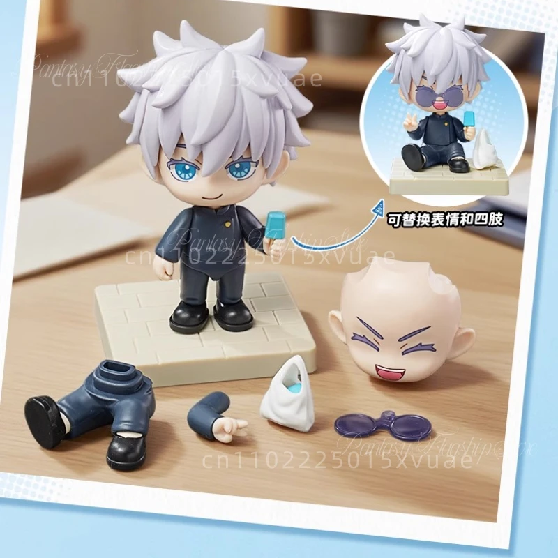 

Keeppley Jujutsu Kaisen, строительные блоки, аниме Gojo Satoru Geto Suguru, кукла на молнии, подвижная модель, настольные подарки для детей