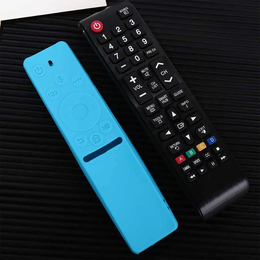 1Pc Silicone Cover Case For Samsung Voice TV Remote Control Protective Sleeve DIY 7700 BN59 Serie All-inclusive Dust-proof