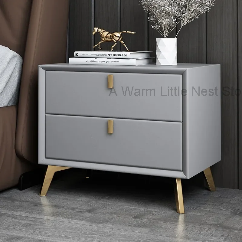 rustic Aesthetic Nightstands Minimalist Italian Luxury Organizers aesthetic Bedside Table Nordic Makeup nachttisch furniture