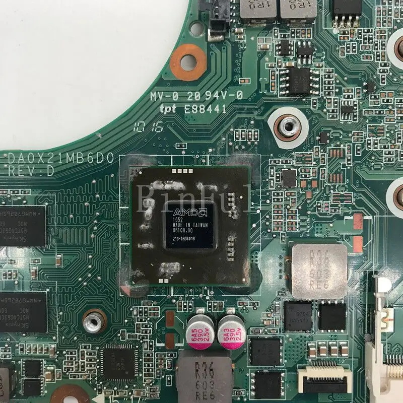 844520-001 8816366-001 809403-001 For HP Pavilion 15-AB 17-G Laptop Motherboard DA0X21MB6D0 With A10-8700P CPU 100% Fully Tested