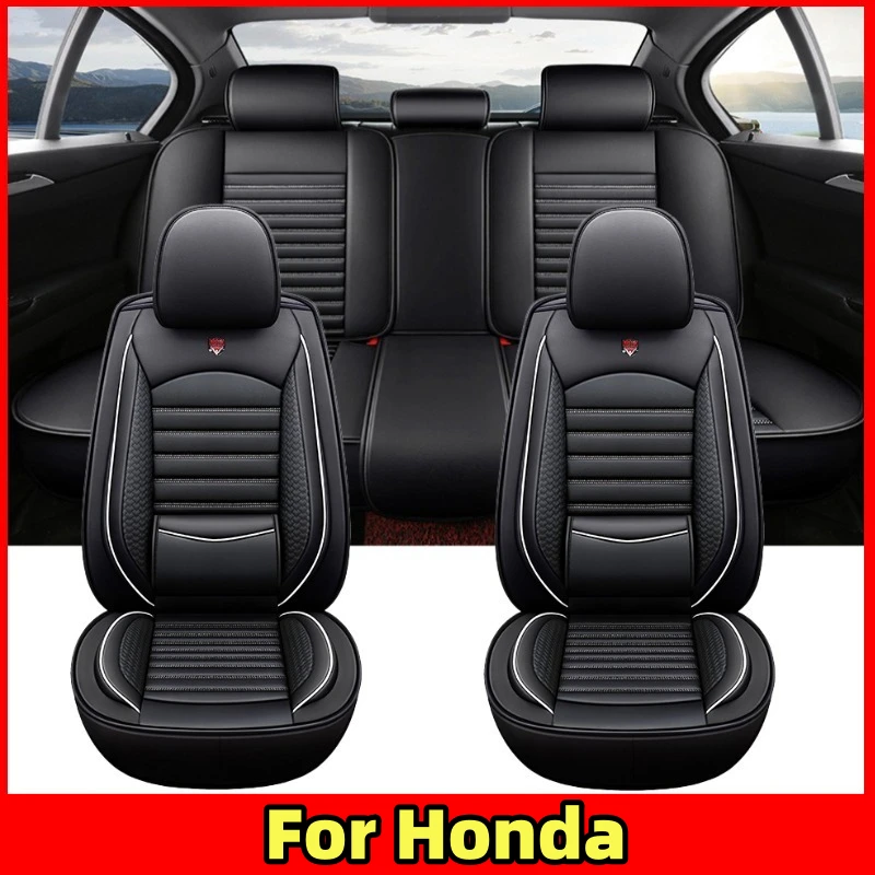 

For Honda Car seat cover waterproof wear-resistant PU leather soft and comfortable front and rear row full wrap seat cover