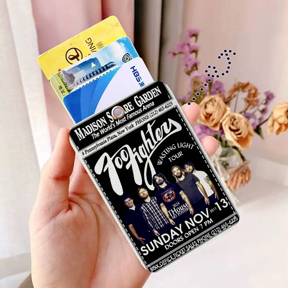 F-Foo F-Fighters 1 قطعة INS حامل بطاقة الحرم الجامعي للطلاب الكرتونية الإبداعية لبطاقة الوجبات، بطاقة الحافلة، بطاقة العمل، إلخ