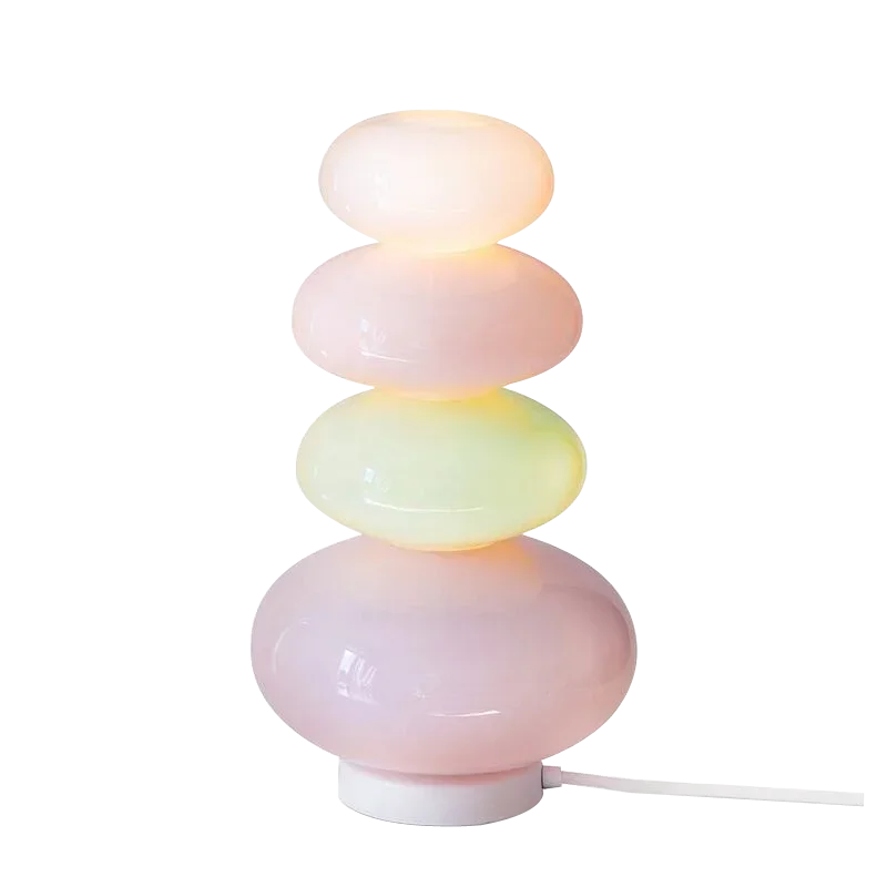 Imagem -06 - Candy String Rainbow Floor Lamp Criativo Macaron Girl Bedroom Desk Lamp Glass Living Room Sofa Side Atmosphere Floor Lamp