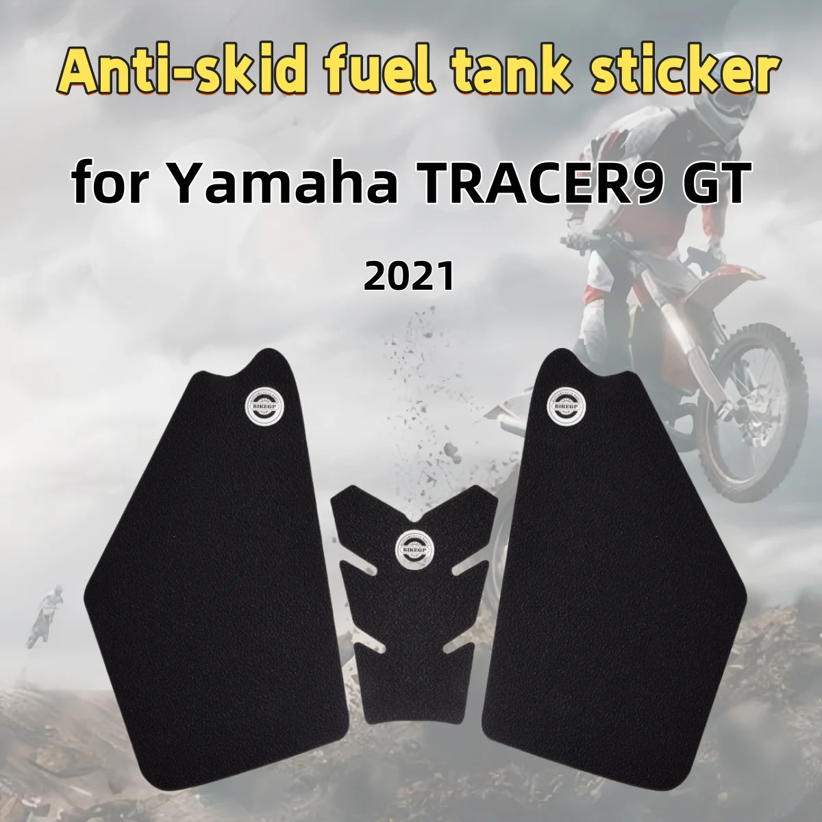 

for Yamaha TRACER9 GT 2021-motorcycle fuel tank sticker fishbone sticker anti-slip protection side sticker