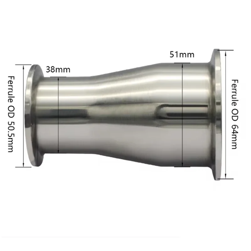 

AT43-Sanitary Tri Clamp Концентрические переходные фитинги Быстросъемные фитинги переходника