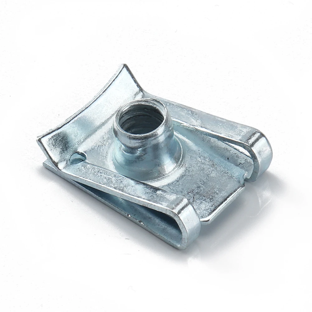 

75 Pcs Motorcycle Clip Nut Combination Fairing Bolts Clips Silver Fastener Bike Body Panel Fasteners for Bodywork Miss