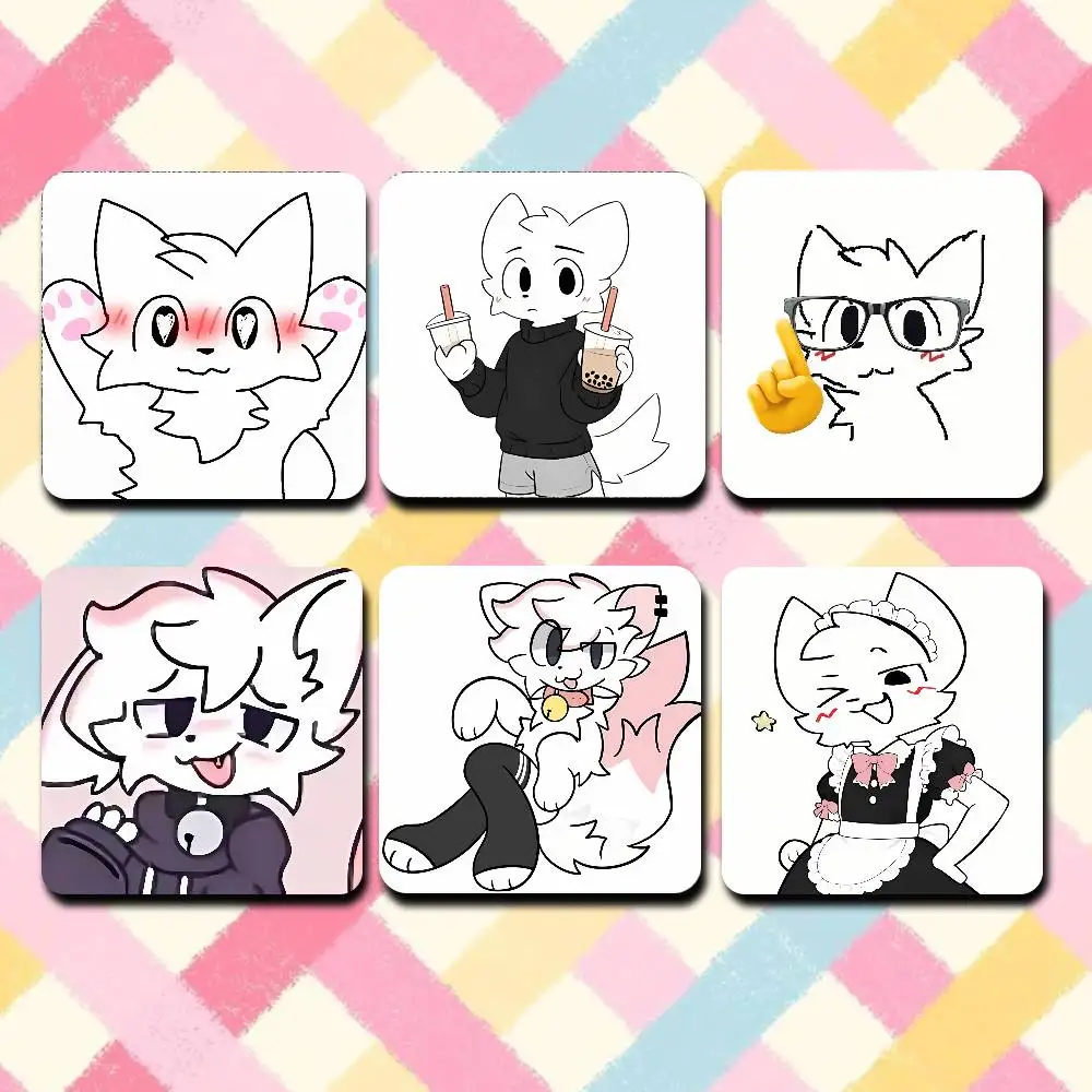 

B-Boykisser Silly Cat Meme Cute Cartoon Anime Refrigerator Magnets Soft Magnetic Heat Transfer Refrigerator Magnets Gift