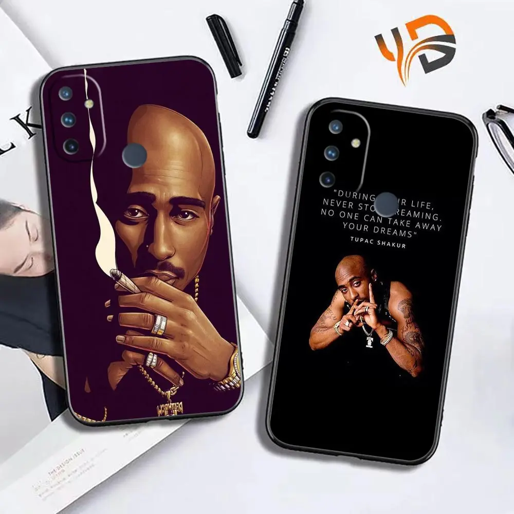 Rapper 2pac Singer Tupac Funda Case For Oneplus 9 8 8T 7 7T 6 6T 5 5T NORD N100 N10 2 CE 5G Pro Nokia 3.1 6 7 7.1 Plus Case Capa