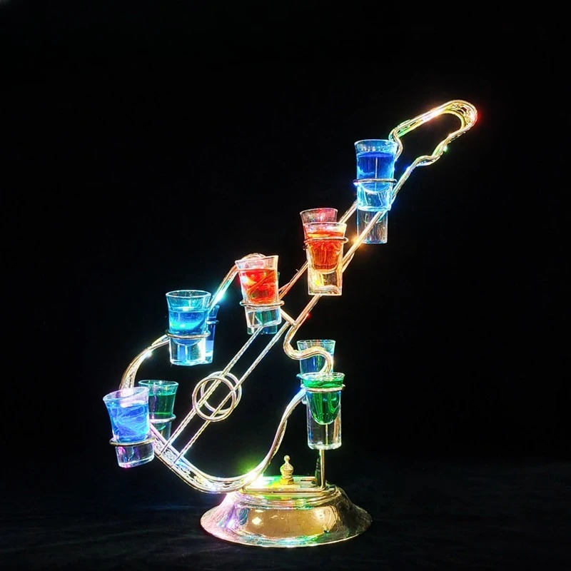 

Bar Luminous Cocktail Glass Holder Porous Glass Holder Champagne Wine