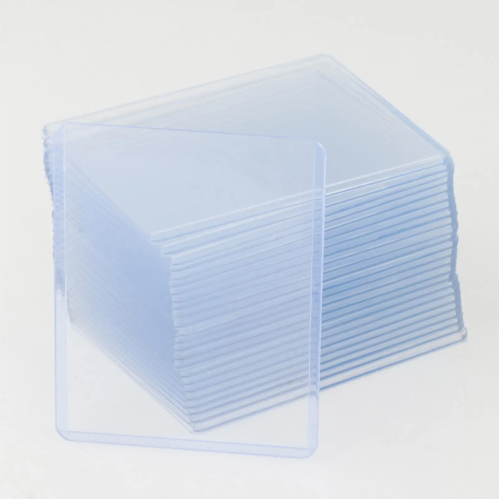 25 Pieces Clear Card Sleeves for Display Baseball Football Basketball Cards