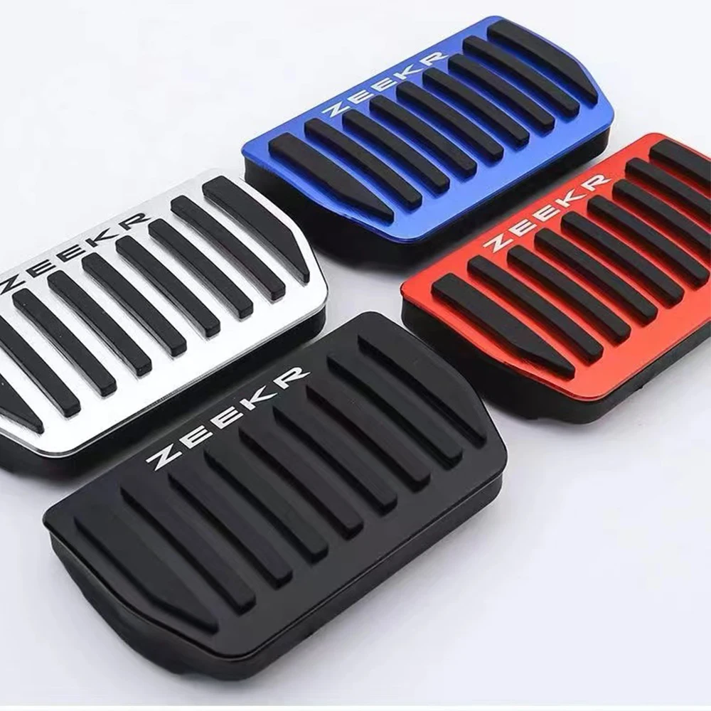 For Geely ZEEKR 001 007 2024 Accessories Car Rest Accelerator Pedal Aluminum Alloy Brake Cover Anti-slip Rest Foot Pedals trim