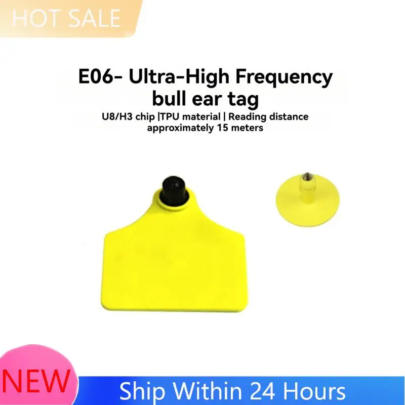 ~【在庫あり】10 個 RFID Uhf 動物耳タグ ISO18000-6C 電子耳タグ Uhf タグ 860-960Mhz LF 134.2Mhz