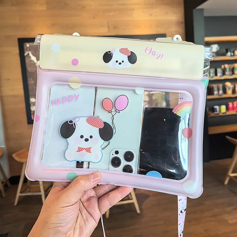 

Сумка для мобильного телефона с мультяшным узором, многоцветная увеличенная поясная сумка для плавания, большая вместимость, водонепроницаемый чехол для мобильного телефона Drift