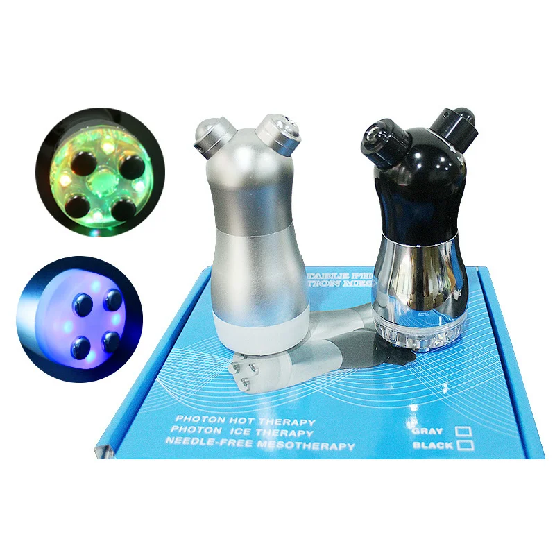 Instrumento de rejuvenecimiento de luz de siete brillos, electroporación de plástico sin aguja, instrumento de belleza, reafirmante facial, exportación facial