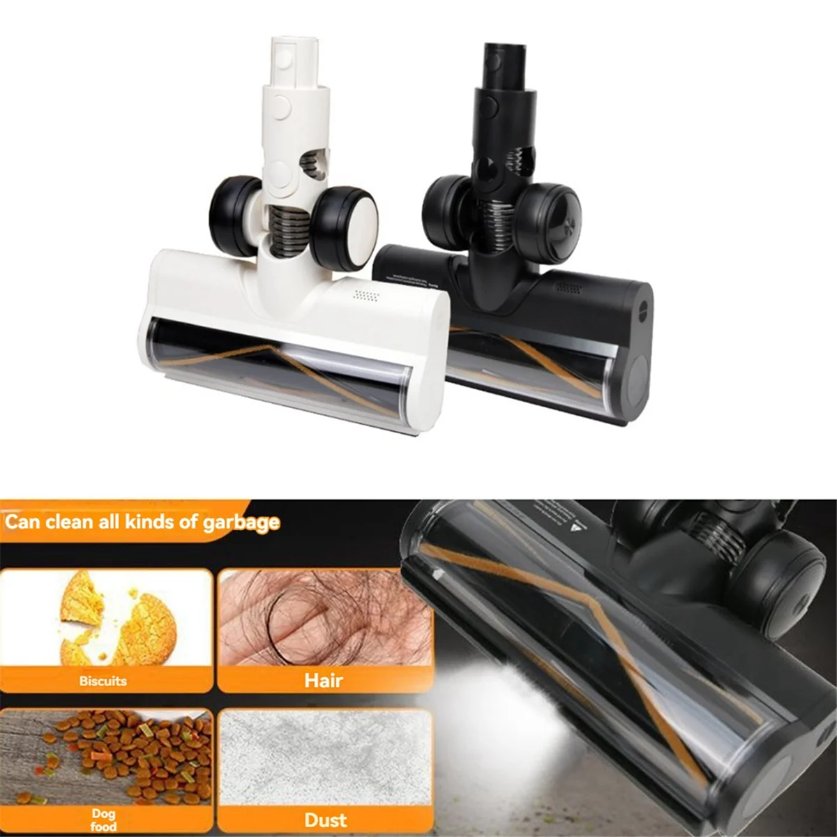 N95RДля Dreame R10 R20 R30 T20 T30 Насадка для пылесоса Мягкая роликовая насадка для щетки для деревянного пола Керамическая плитка Мрамор B