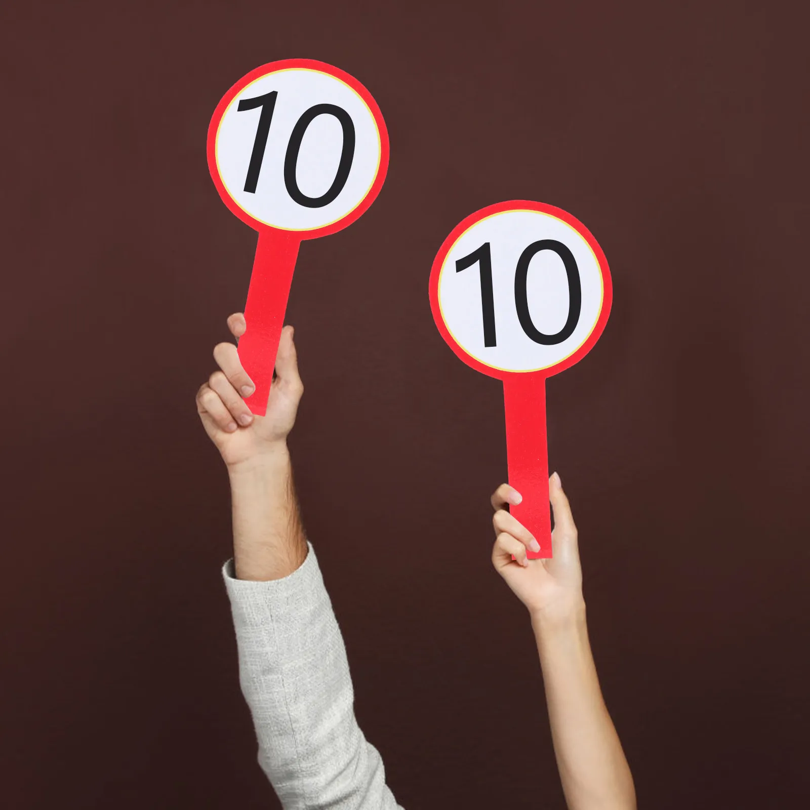 

Набор из 8 двусторонних маркерных досок для оценок, многофункциональные портативные белые доски для судей, для голосования и соревнований