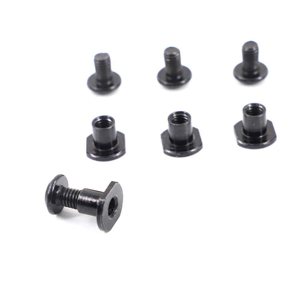 1 pair of male and female screw fasteners, suitable for ski accessories, etc. 5mm Phillips head screws