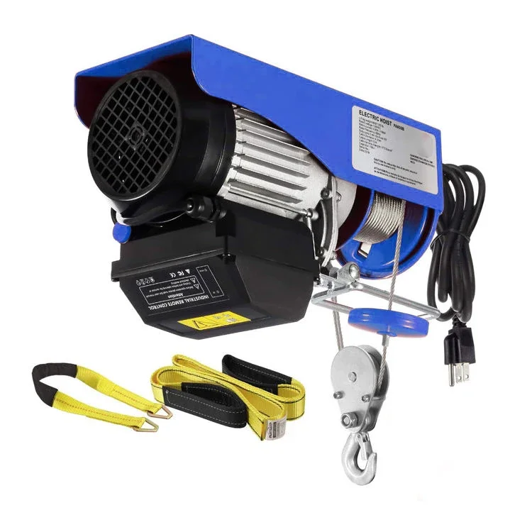 220V Mini Wire Rope Electric Hoist 100kg-1000kg Mini Electric Hoist