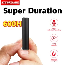 600 Hours Time  Voice Activated Recorder Built-in Magnet Small Digital Audio Recording Device Sound Dictaphone STTWUNAKE