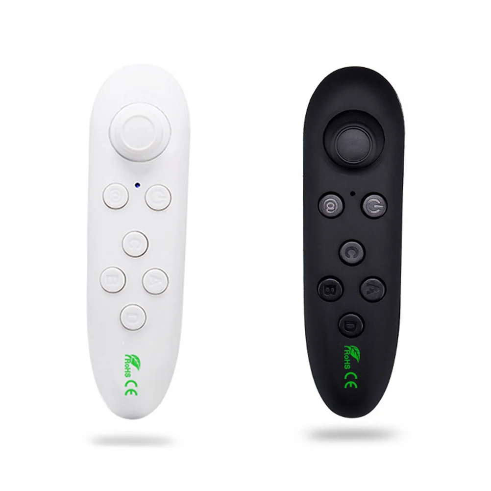 

Game Handle with Ergonomic Grip Wireless Remote for Vr Gaming Music -Book Page Turning 2-10M Range White