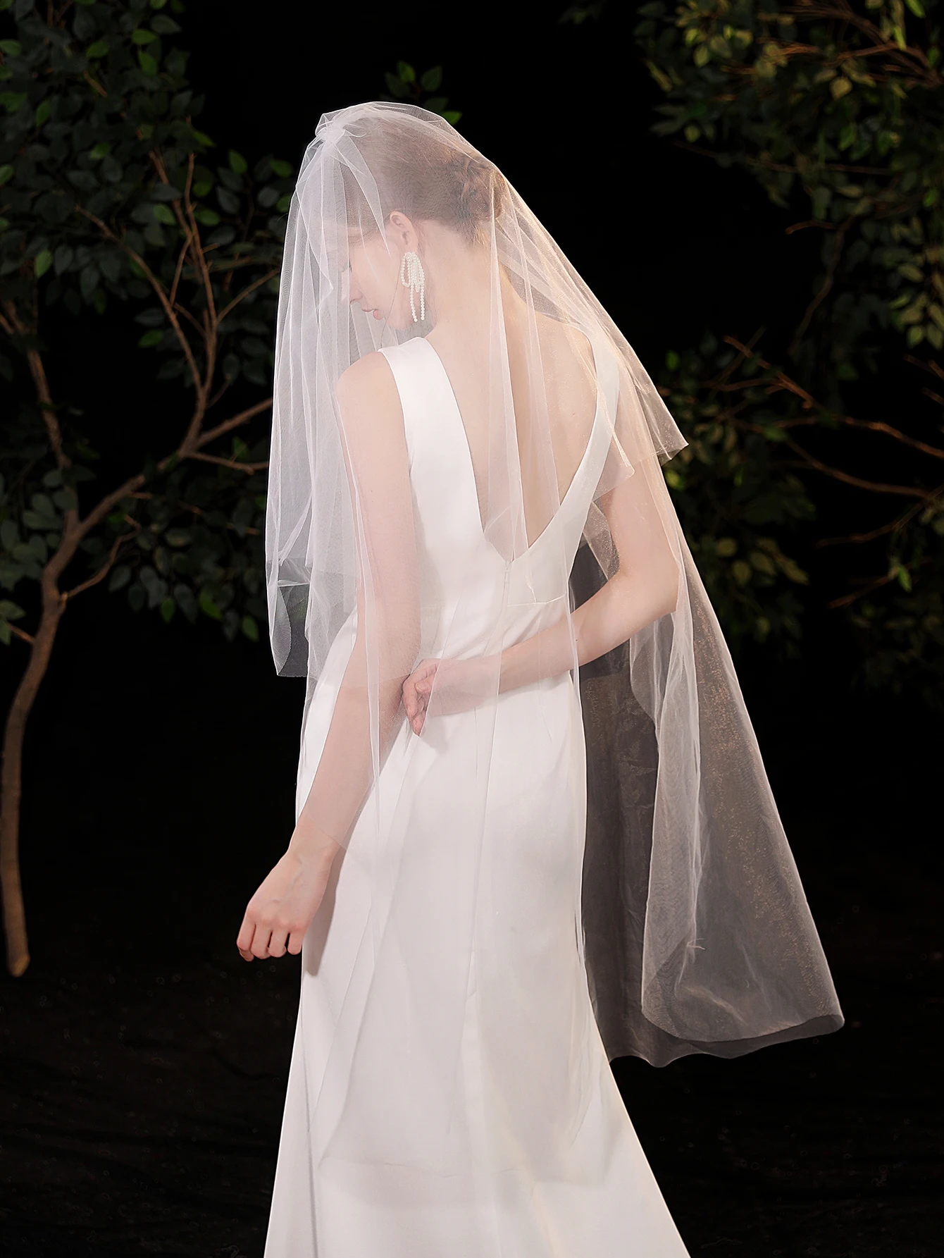 

Bridal Veil 2-Layers Ladies' Romantic Wedding Veil