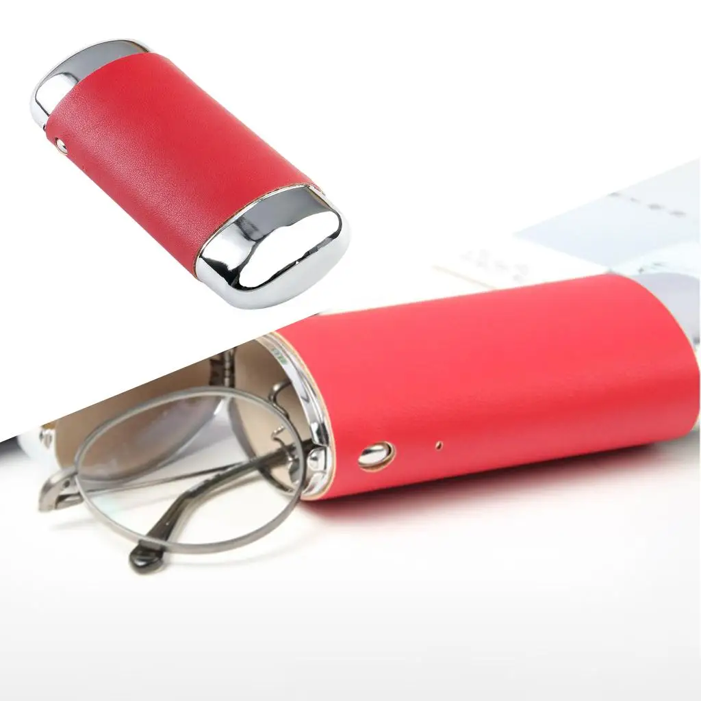 Magnetic Car Sunglasses Holder Case Hard Shell Eyeglass Storage Box with Soft Flannel Liner