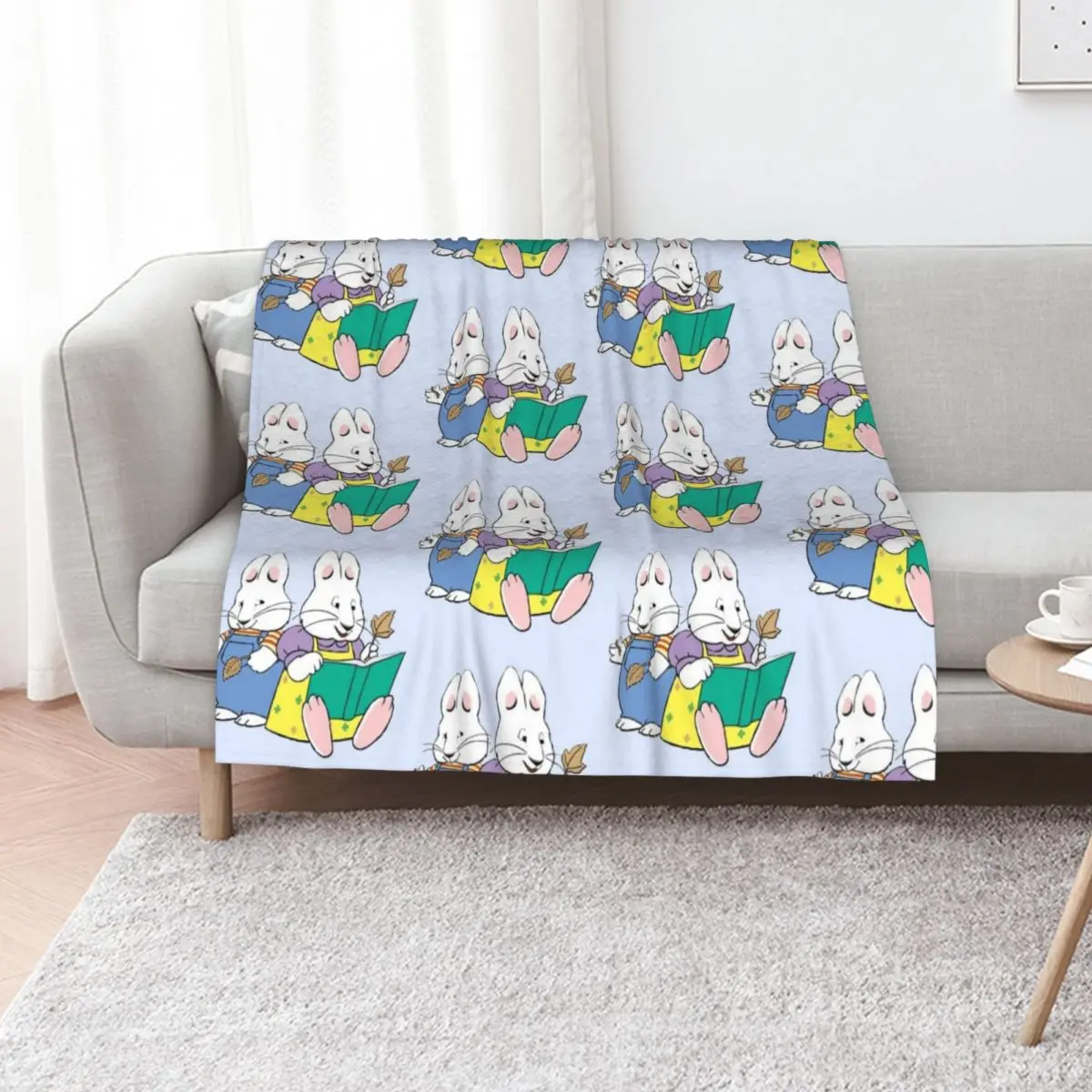 max and ruby Throw Blanket Luxury St Personalized Gift decorative Soft Soft Beds Stuffeds Blankets