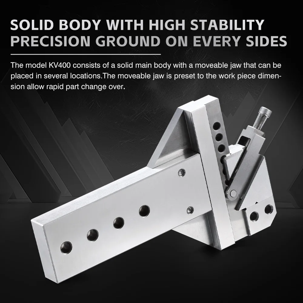 WEDM usinagem de torno de aterramento de precisão de material de aço inoxidável Sus440c com faixa de fixação 80mm KV400-80