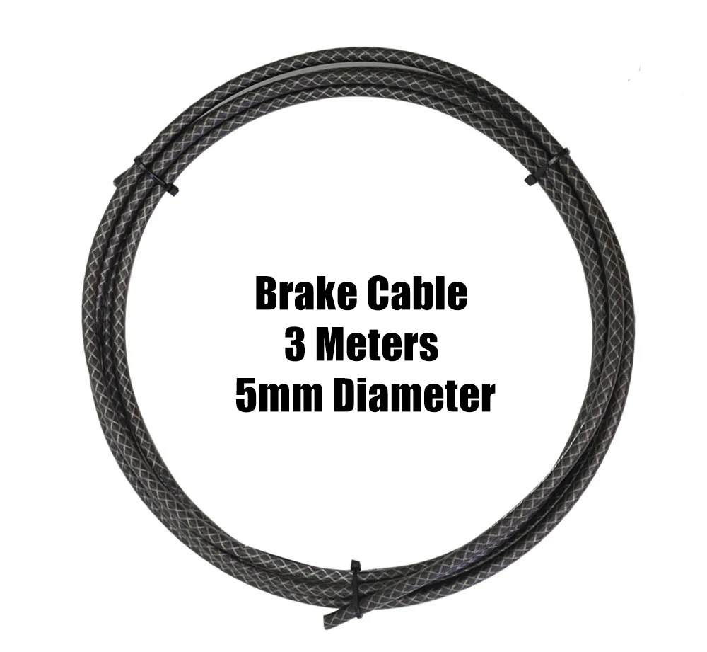 3 Meter geflochtenes Fahrradkabel Slick Lube Shift-Gehäuse Weave Bremsschlauch Schaltwerk Shifter Line Wire für Rennrad Mountainbike