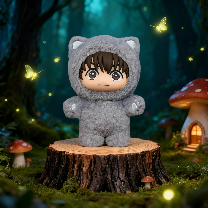 大人気アニメの第二シーズングッズ、柔らかくて可愛い猫耳ぬいぐるみ、ブラインドボックスランダムフィギュア、誕生日プレゼント。