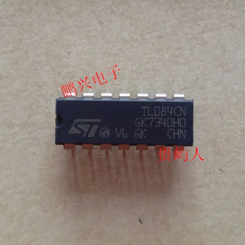 Free shipping  TL084CN ST IC  DIP-14   10PCS