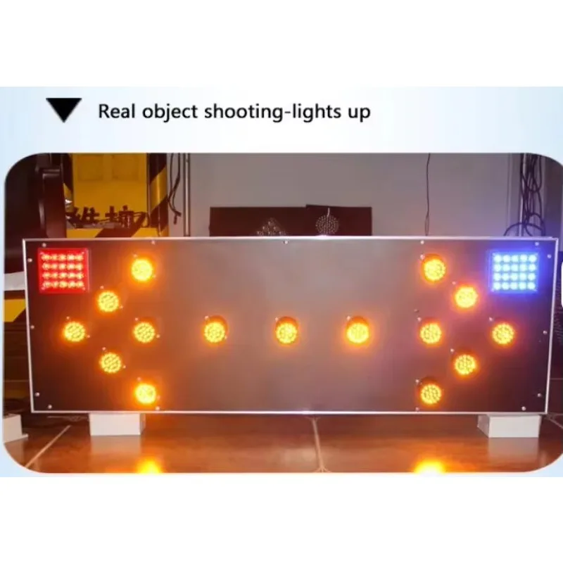 Aluminium Truck MountedTraffic Led Arrow Warning Light  Flashing Signal Sign Board