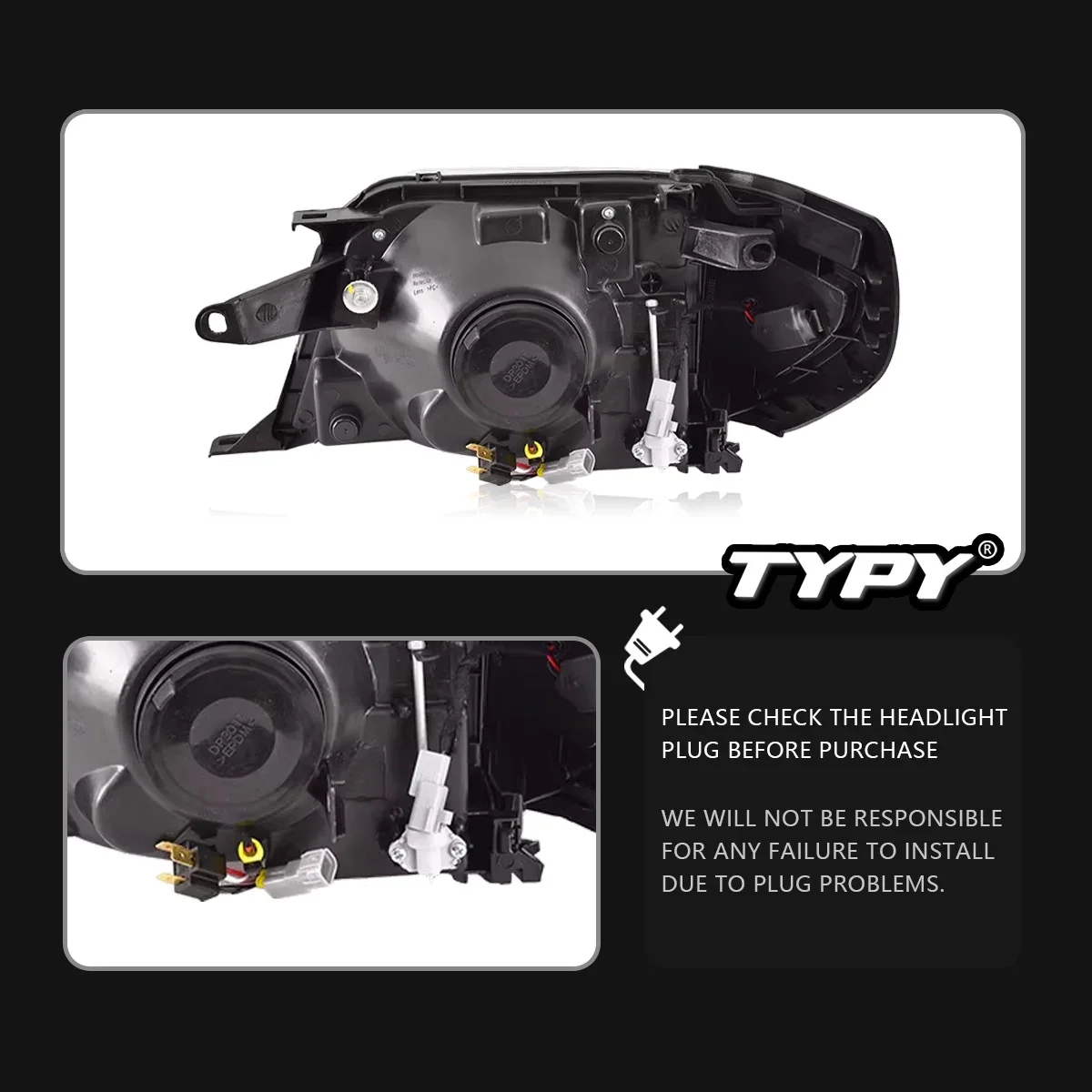 

TYPY Новый светодиодный фар, обновленный, модифицированный для фар Toyota Prado LC95, 1996-2002, динамический сигнальный головной фонарь, автоаксессуары