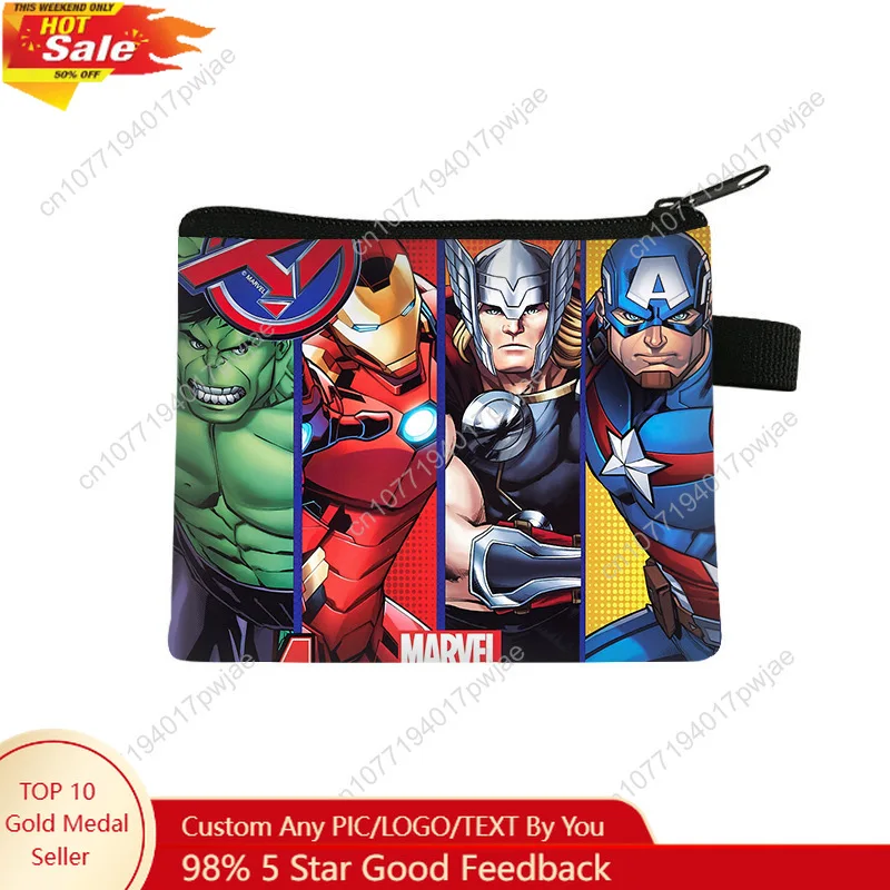 

New Marvel Series Coin Purse — Premium-Look, High-Capacity Card Holder, Mini Earbud Case, and Small Storage Pouch