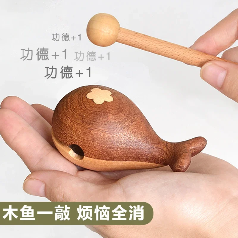 Desktop ornament set solidwood handmade new Chinese car decoration and cute little gifts for friends, classmates and girlfriends