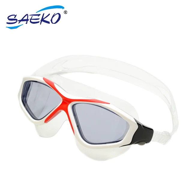 Saeko professional adjustable headstrap anti fog swim mask goggles swimming goggles