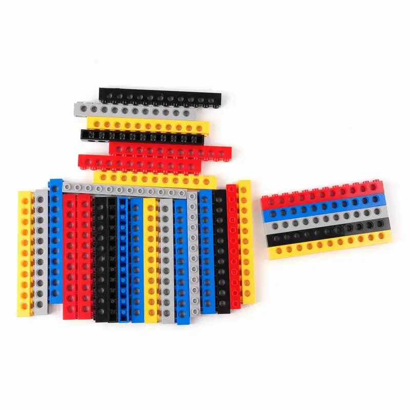 Parti tecniche MOC 3895 1x12 Mattoni 11 fori Building Block ad alta tecnologia Adatto a tutte le marche Piccole particelle Giocattolo fai da te