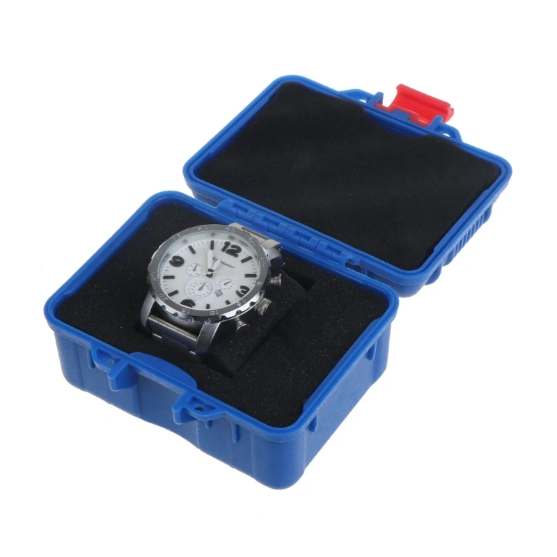 1 Slot elegante custodia per orologi custodia protettiva per orologi scatola portaoggetti per orologi organizzatore per orologi impermeabile materiale ABS