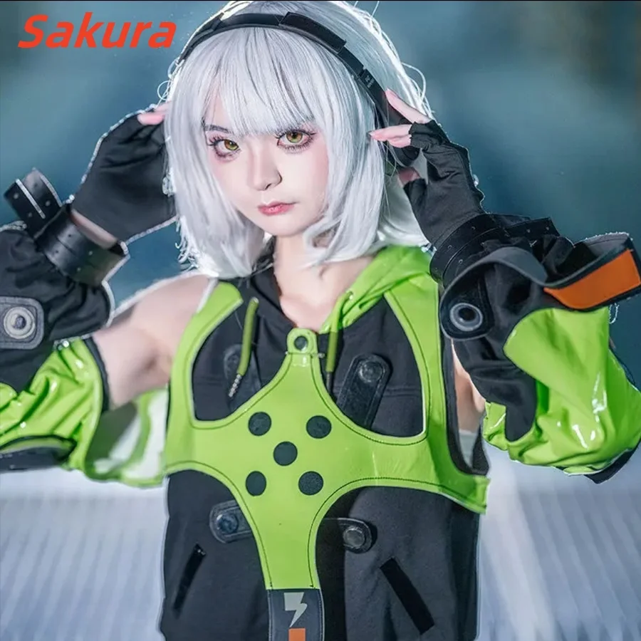 

ZZZ Anby Demara Cosplay Costume Full Set Outfit Uniform Prop Zenless Zone Zero Anby Demara Cosplay Costume Gentle House Member