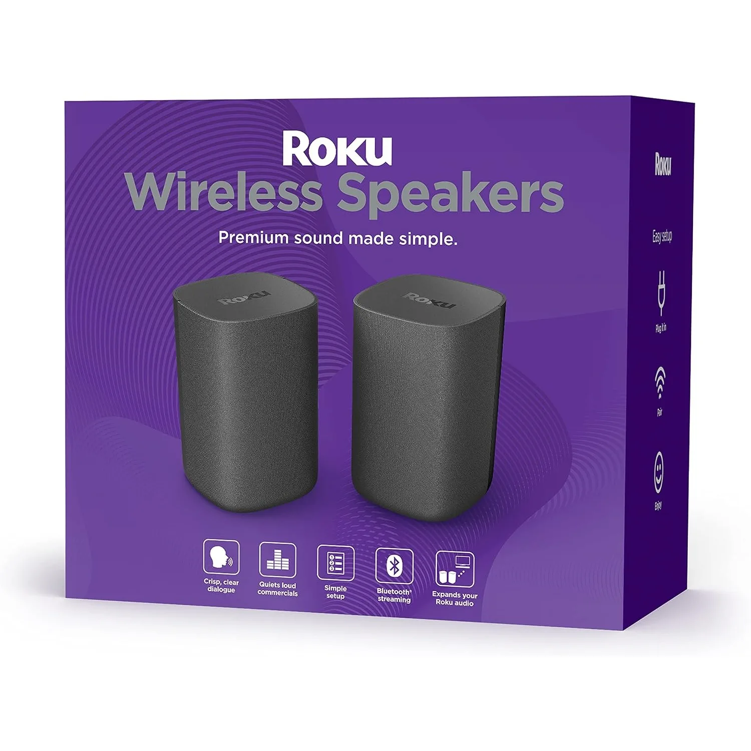 Wireless Speaker Duo, 2-Piece Set | High-Quality Audio Works with TV, Streambar & Streambar Pro (Not for SE) - Effortless Wireless Setup