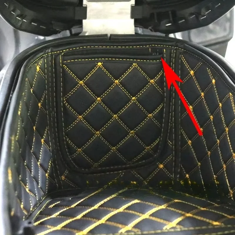 For Yamaha XMAX300 Motorcycle Storage box leather Accessories Trunk lining Seat Bucket Protector