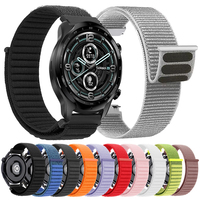 20mm 22mm Sports Wristband For TicWatch GTW/GTH 2/GTX/S2/E2/E3/Pro 2021 Breathable Strap TicWatch Pro 3 GPS/LTE Nylon Bracelet