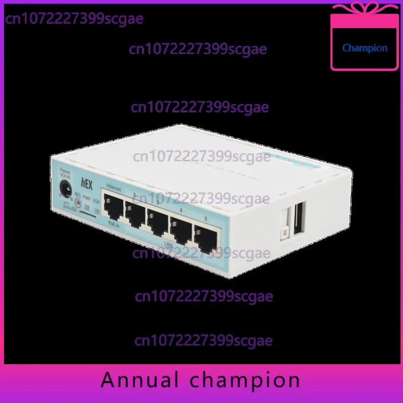 Untuk Mikrotik hEX RB750Gr3 5-port Ethernet Gigabit Router RouterBOARD hEX